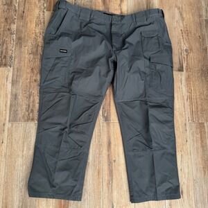 BLACKHAWK Tactical Cargo Pants Mens Gray Zip Fly Utility Work Pants 46 Inseam 28